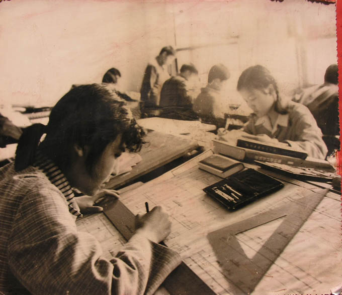 学生制图设计1979年